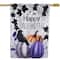 40" x 28" Pumpkins & Crow Happy Halloween Outdoor House Flag